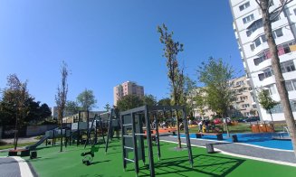 Ultimele finisaje la cel mai nou loc de joacă din Mănăştur