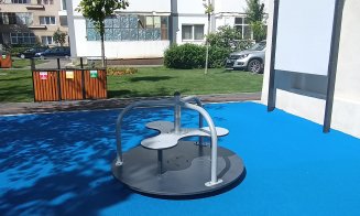 Ultimele finisaje la cel mai nou loc de joacă din Mănăştur