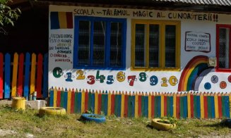 Așa DA! Școala colorată din Apuseni, renovată de copii și săteni: „Cei mici au pictat, adulții au făcut restul”