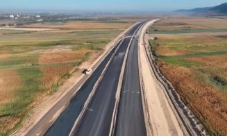 Cum arată șantierul de 16 km de autostradă lipsă dintre Cluj-Napoca și Târgu Mureș