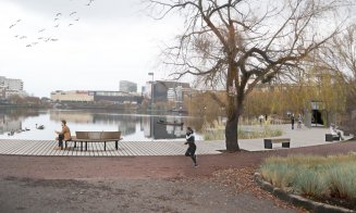 O nouă zonă de relaxare și promenadă. Malurile lacului I Gheorgheni se modernizează