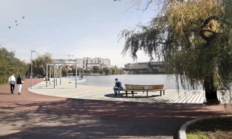 O nouă zonă de relaxare și promenadă. Malurile lacului I Gheorgheni se modernizează