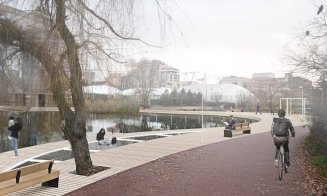 Cum se reamenajează malurile lacului Gheorgheni: Două noi pontoane, pavilion, fântână arteziană, seabike-uri și paddle boarduri