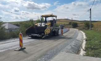 Asfalt pe un nou drum județean din Cluj! Este parte din Drumul Bistriței