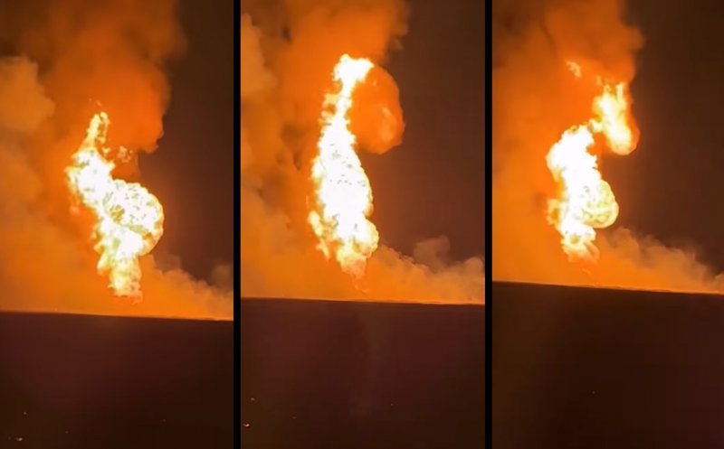 EXPLOZIE la o magistrală de gaz. 4 muncitori care lucrau la Autostradă au fost carbonizați, iar alți 5 sunt răniți / Planul Roșu, activat