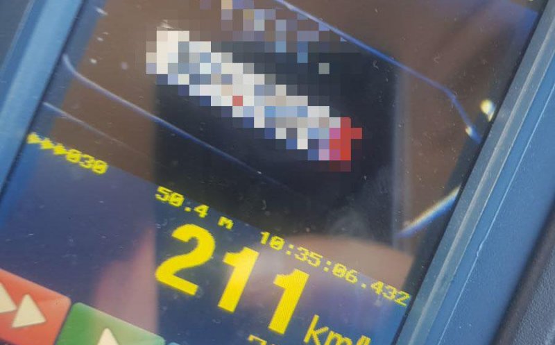 Vitezomanul care a „inaugurat” noul tronson al A3, Nușfalău-Suplacu de Barcău! Avrea peste 200 km/h