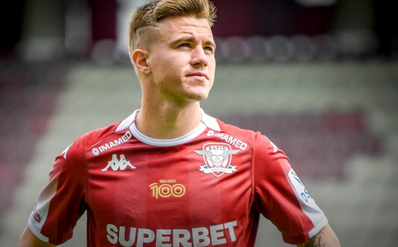Claudiu Petrila, după ce a marcat în poarta foştilor colegi de la CFR Cluj şi a închis scorul în partida cu Rapid