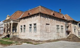 Conacul Szentkereszty – Bethlen din Cluj, reabilitat cu bani din PNRR. Se lucrează deja la obiectivul de patrimoniu