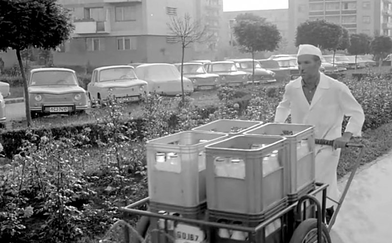 "Exemplu de maturitate comercială la Cluj. Alimentara îţi aduce laptele acasă: zilnic, matinal şi într-un mod civilizat"
