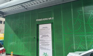 "Parking" de biciclete cu panouri fotovoltaice, pe Primăverii 2, în Mănăştur. Bugetarea participativă dă roade