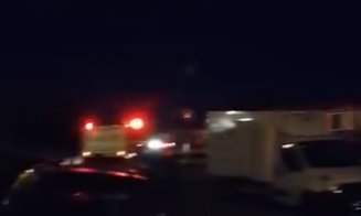 Imagini de la accidentul feroviar din Cluj-Napoca în urma căruia un bărbat de 40 de ani și-a pierdut viața