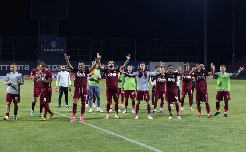 CFR Cluj ține aproape de lider. Victorie cu FC U Craiova 1948 pentru "feroviari"