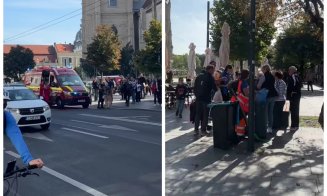 Femeie de 70 de ani lovită pe trecerea de pietoni de o ambulanță SMURD aflată în misiune, în Cluj-Napoca