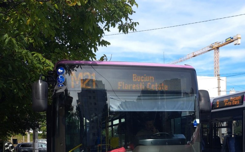 Traseul liniei M21 va fi deviat pe raza comunei Florești