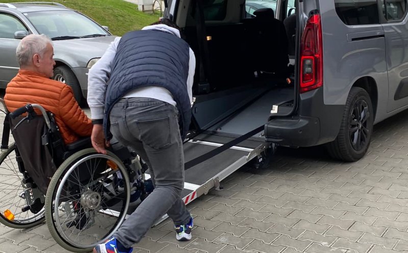 Încă un obiectiv atins de cei de la Beard Brothers. Mașină electrică, pentru transportul persoanelor cu dizabilități