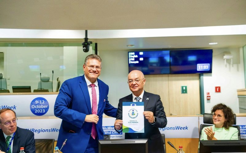 Emil Boc: „Clujul, în rândul primelor 10 orașe din Uniunea Europeană” / Ce premiu a primit