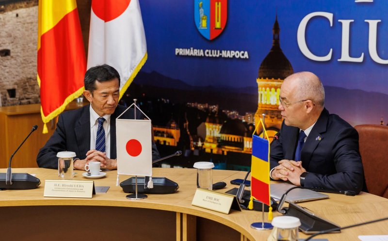 E.S. dl Hiroshi Ueda, Ambasadorul Japoniei în România, la Cluj-Napoca