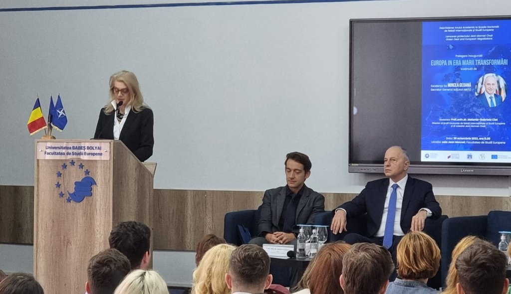 Start anului academic la Școala Doctorală de Relații Internaționale și Studii Europene din Cluj! Mircea Geoană, prezent la eveniment