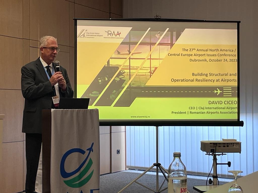 Directorul Aeroportului Internațional Cluj, speaker la Conferința “North America/Central Europe Airport Issues”