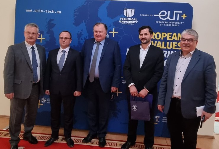 Rectorul universității din Ivano-Frankivsk (Ucraina), în vizită la UTCN