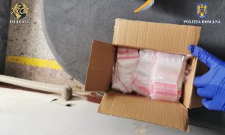 Traficanți de droguri arestați la Cluj. Își ascundeau "marfa" într-o canapea/ Un pachet mare cu canabis, pregătit pentru un party