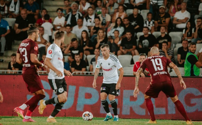 Universitatea și CFR joacă astăzi în Superligă
