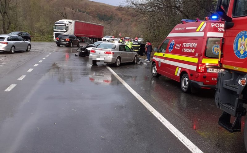 Accident cu 3 mașini în Bologa