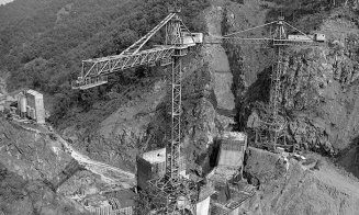 Constructia barajului de la Tarnita, anii 1970-1974