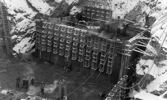 Constructia barajului de la Tarnita, anii 1970-1974