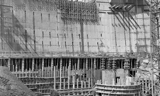 Constructia barajului de la Tarnita, anii 1970-1974