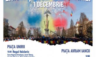 1 Decembrie la Cluj-Napoca: defilare militară, concert Delia, aprinderea iluminatului festiv, artificii