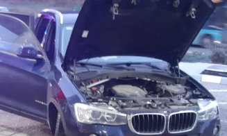Accident la ieșire din Dej! A intervenit SMURD-ul