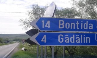 Trafic rutier închis circulației publice în zona trecerii de cale ferată din Bonțida. VEZI ruta ocolitoare