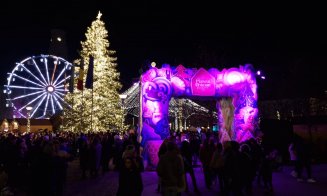 Târgul de Crăciun din Cluj-Napoca și-a deschis porțile. Ce poți face pe „Planeta Crăciun” și care e programul azi