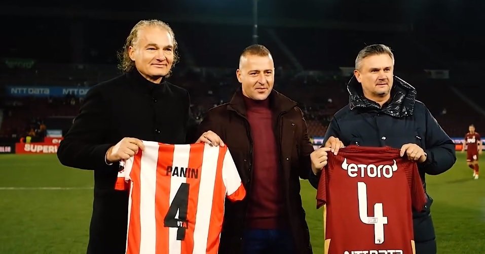 Cariera lui Cristi Panin, sărbătorită la meciul dintre CFR Cluj și UTA