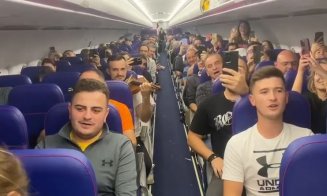 Ziua Națională a României, sărbătorită la înălțime! "Noi suntem români!", cântat într-un avion Wizz Air