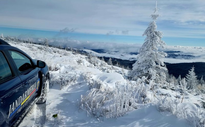 Jandarmii clujeni, către cei care vor merge în weekend la munte: "Echipați-vă corespunzător și verificați prognoza meteo"