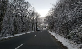 Atenție, șoferi! Șanse de formare a poleiului pe mai multe drumuri din județul Cluj