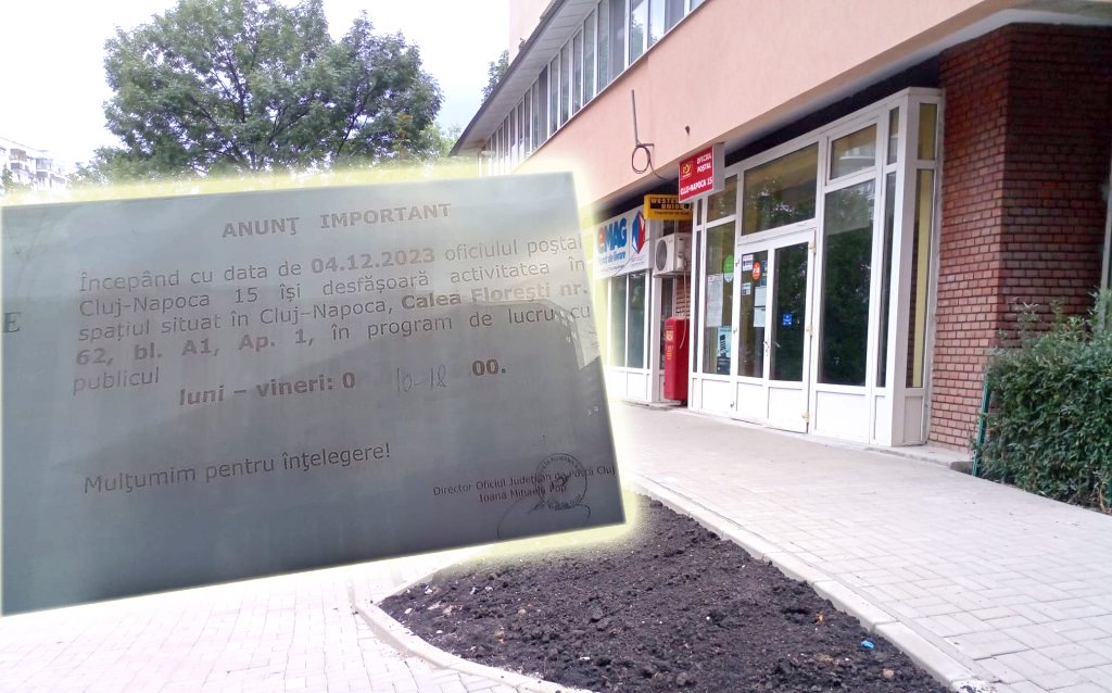 Supărare în Mănăştur după ce Oficiul Poștal de pe Islazului s-a mutat pe Calea Floreşti / "Şi aşa era aglomerat. Acum va fi dezastru"