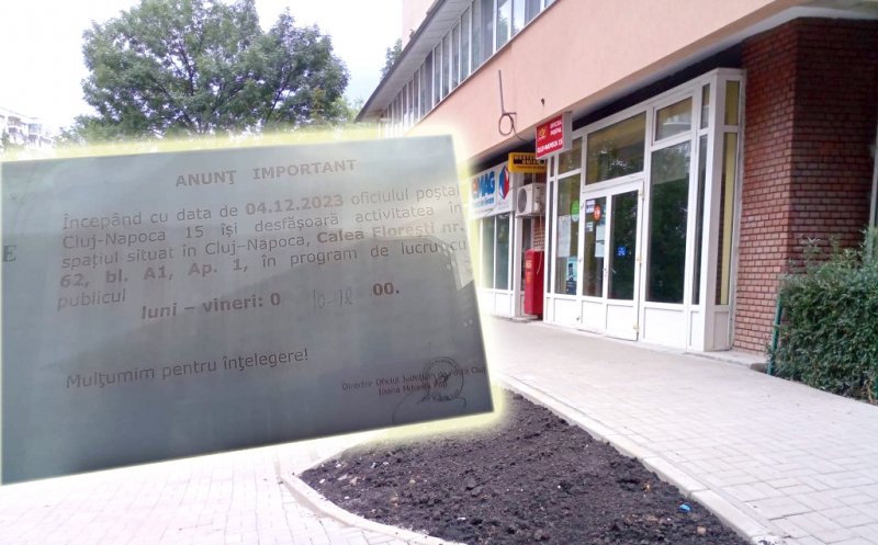 Supărare în Mănăştur după ce Oficiul Poștal de pe Islazului s-a mutat pe Calea Floreşti / "Şi aşa era aglomerat. Acum va fi dezastru"