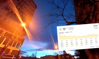 13°C la Cluj-Napoca în seara de Crăciun