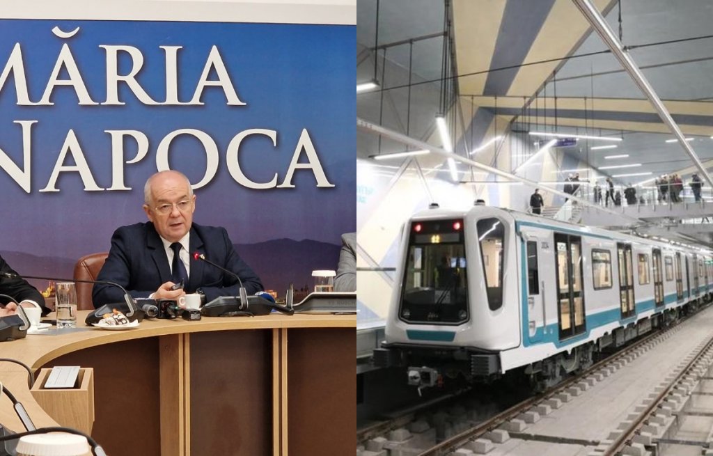 Construcția metroului Cluj pornește în 2024. Emil Boc: "În Florești vor începe lucrările"