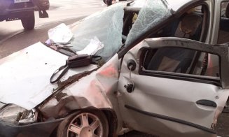 Dimineață agitată pentru pompierii clujeni. Intervenție la un accident petrecut la Gherla