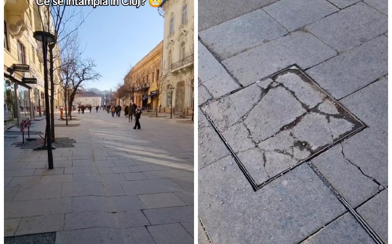 Reacția unui cunoscut vlogger orădean după ce s-a plimbat pe strada Universității din Cluj: "Lucrări mai proaste, mai rar am văzut"