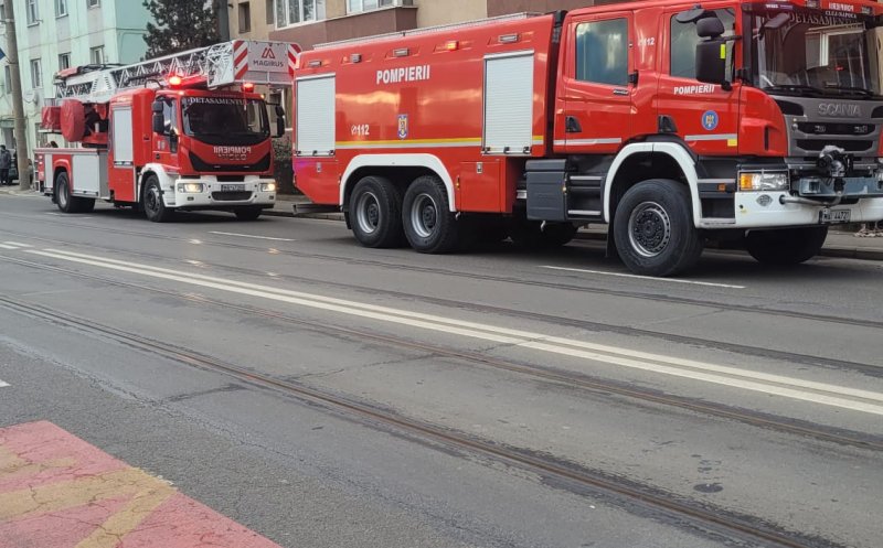 Incendiu la un apartament de pe Bulevardul Muncii