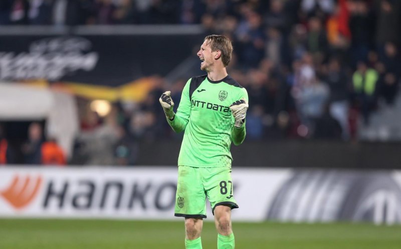 Arlauskis, salariu uriaș la CFR Cluj. Cât încasa fostul portar în Gruia