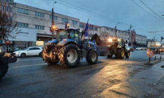 Nou protest al fermierilor și transportatorilor, la Cluj-Napoca. Vezi TRASEUL prin oraș