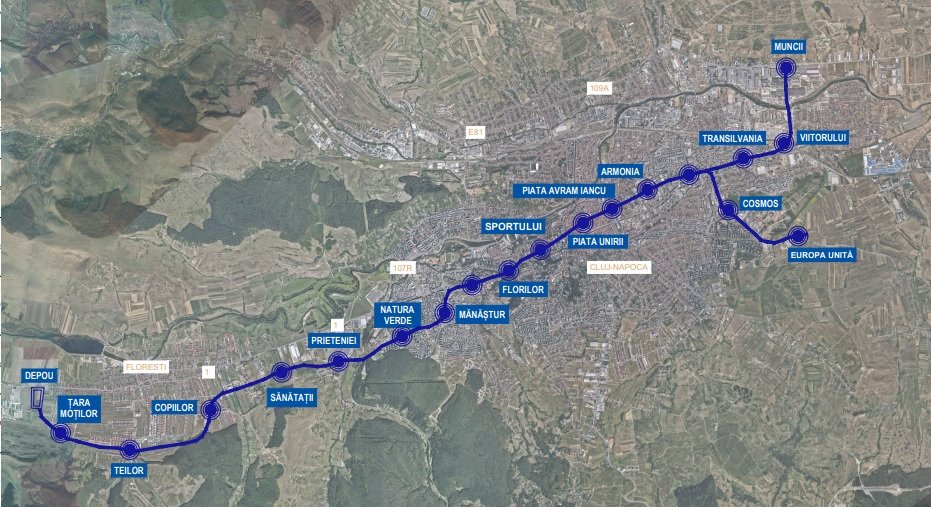 Șase oferte pentru supervizarea lucrărilor la metroul din Cluj. Contract record de 211 milioane lei