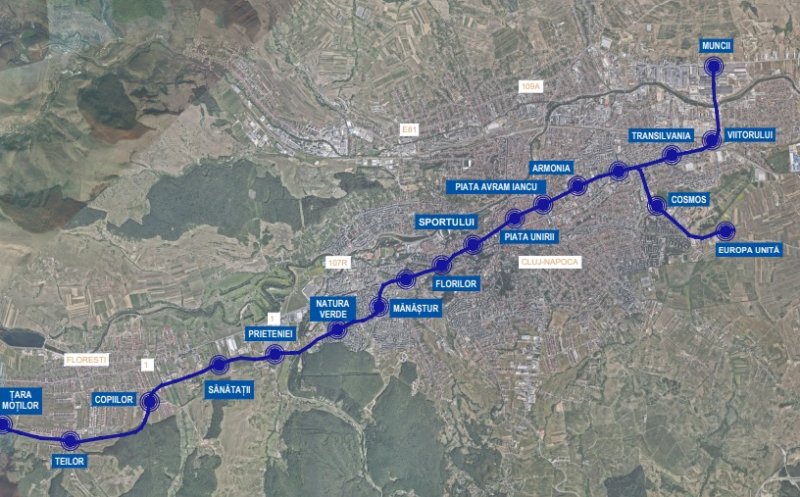 Șase oferte pentru supervizarea lucrărilor la metroul din Cluj. Contract record de 211 milioane lei