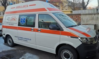 Spitalul de Copii din Cluj a fost dotat cu o nouă ambulanță pentru transportul pacienților